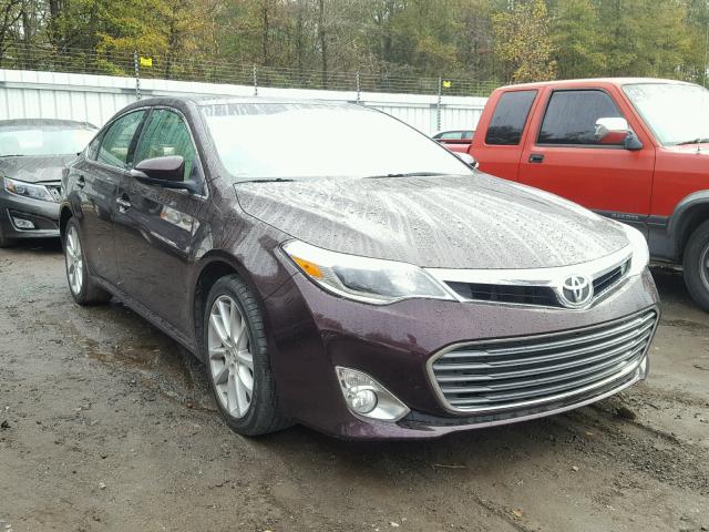 4T1BK1EB8DU001295 - 2013 TOYOTA AVALON BAS BURGUNDY photo 1