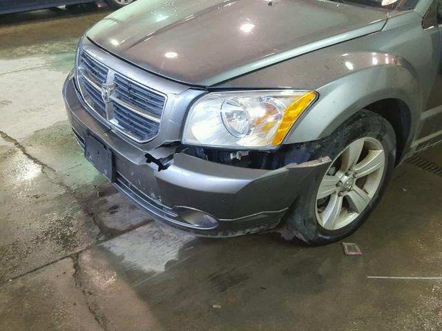 1C3CDWDA9CD533327 - 2012 DODGE CALIBER SX GRAY photo 9