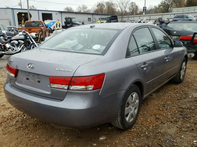 5NPET46C97H266670 - 2007 HYUNDAI SONATA GLS GRAY photo 4