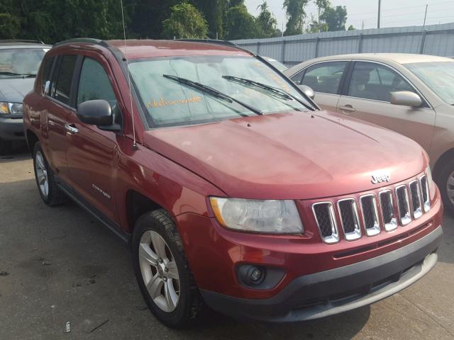 1J4NT1FB1BD189372 - 2011 JEEP COMPASS SP RED photo 1