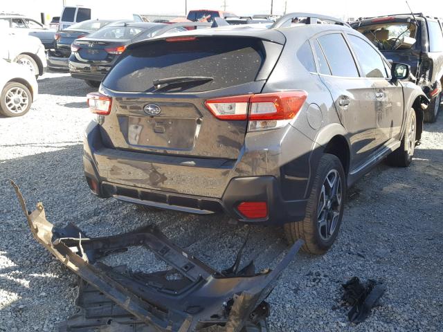 JF2GTAJC0JH255711 - 2018 SUBARU CROSSTREK GRAY photo 4