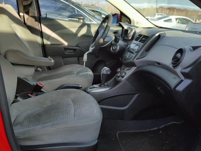 1G1JA6SH7C4114123 - 2012 CHEVROLET SONIC LS Նարնջագույն լուսանկար 5