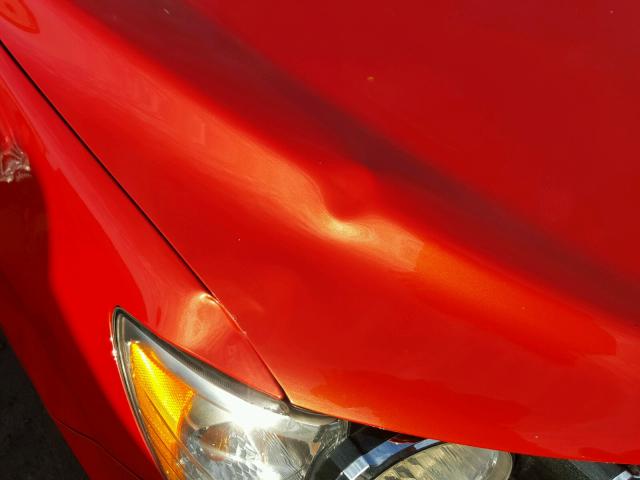 1G1JA6SH7C4114123 - 2012 CHEVROLET SONIC LS Նարնջագույն լուսանկար 9