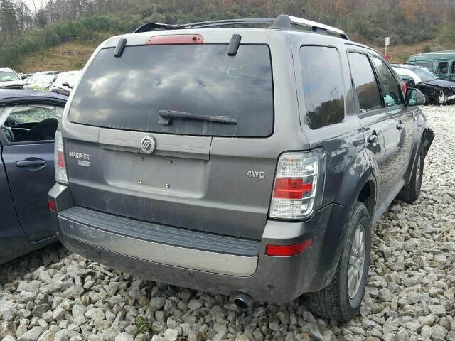 4M2CU97G09KJ14536 - 2009 MERCURY MARINER PR GRAY photo 4