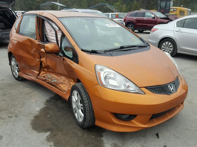 JHMGE87659S044018 - 2009 HONDA FIT SPORT ORANGE photo 1