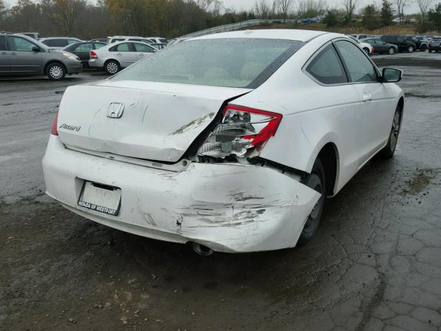 1HGCS12879A006337 - 2009 HONDA ACCORD EXL WHITE photo 4