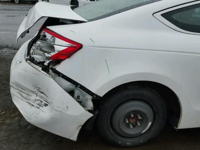 1HGCS12879A006337 - 2009 HONDA ACCORD EXL WHITE photo 9