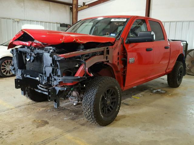 3D7TT2CT7AG179615 - 2010 DODGE RAM 2500 RED photo 2