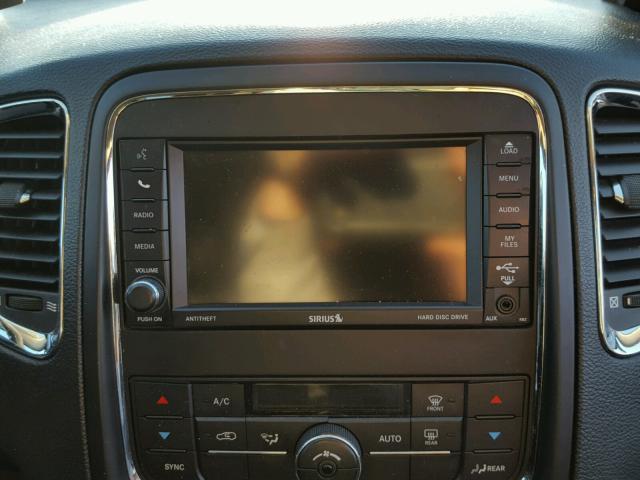 1C4RDJAGXDC527609 - 2013 DODGE DURANGO SX BLACK photo 10