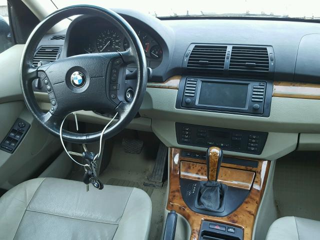 5UXFB335X2LH34192 - 2002 BMW X5 4.4I GREEN photo 9
