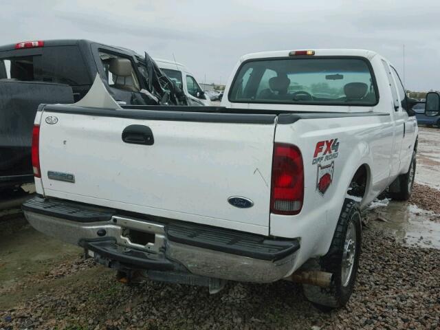 1FTSX21P85EB10901 - 2005 FORD F250 SUPER WHITE photo 4