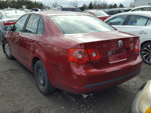 3VWRF31K96M604379 - 2006 VOLKSWAGEN JETTA 2.5L RED photo 3