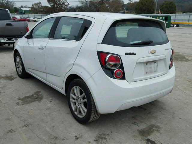 1G1JC6SH8D4137163 - 2013 CHEVROLET SONIC LT WHITE photo 3