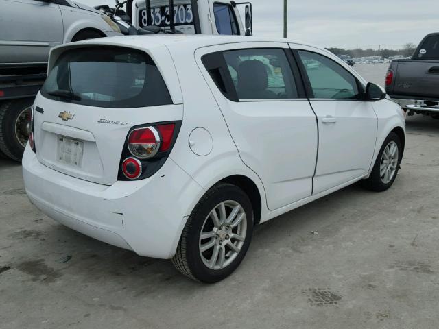 1G1JC6SH8D4137163 - 2013 CHEVROLET SONIC LT WHITE photo 4