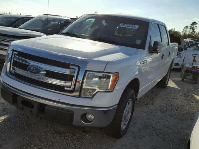 1FTFW1CF0DFA15745 - 2013 FORD F150 SUPER WHITE photo 2