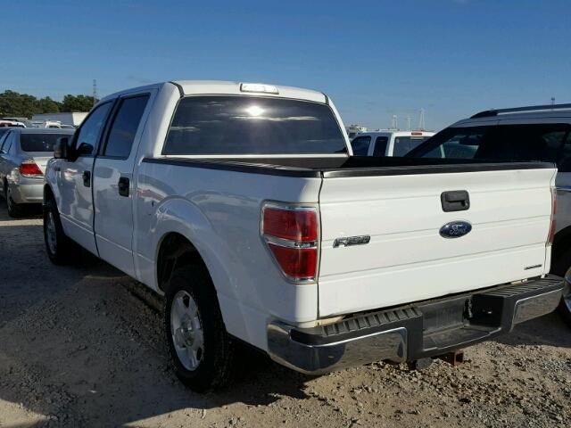 1FTFW1CF0DFA15745 - 2013 FORD F150 SUPER WHITE photo 3