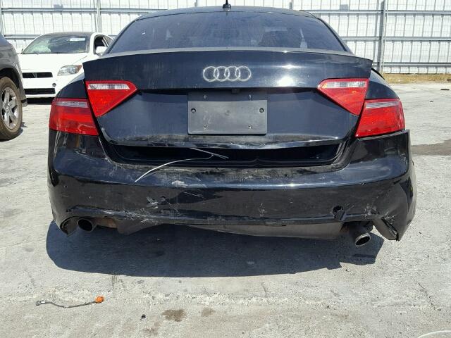 WAUDK78T18A034924 - 2008 AUDI A5 QUATTRO BLACK photo 9