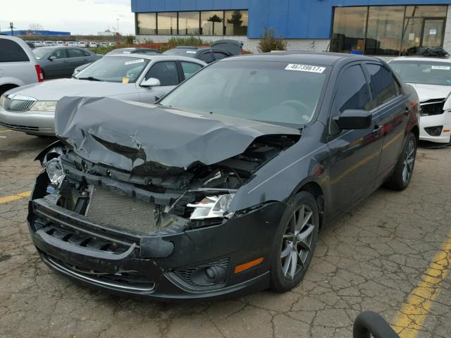 3FAHP0HA0AR122652 - 2010 FORD FUSION SE BLACK photo 2