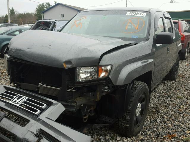 2HJYK16248H524525 - 2008 HONDA RIDGELINE GRAY photo 2