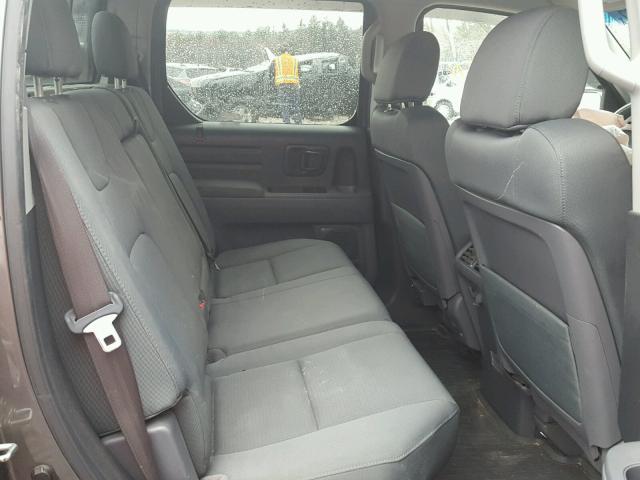 2HJYK16248H524525 - 2008 HONDA RIDGELINE GRAY photo 6