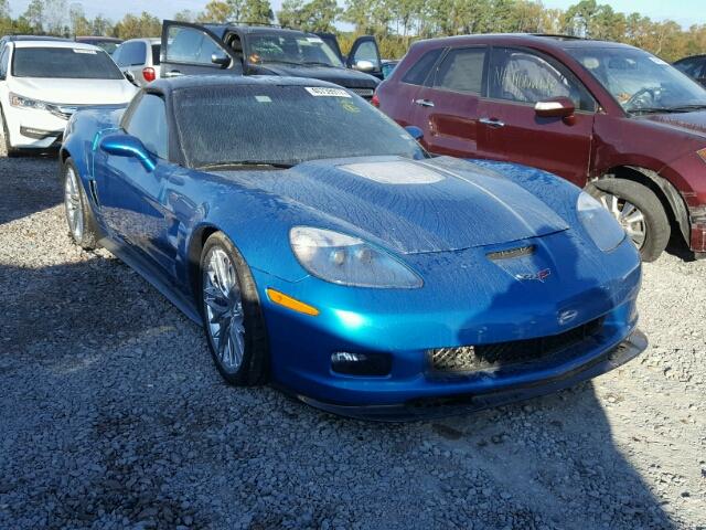 1G1YR26R395800228 - 2009 CHEVROLET CORVETTE Z BLUE photo 1