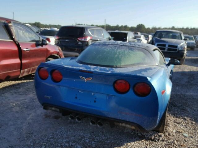 1G1YR26R395800228 - 2009 CHEVROLET CORVETTE Z BLUE photo 10