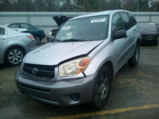 JTEGD20V740039115 - 2004 TOYOTA RAV4 SILVER photo 2