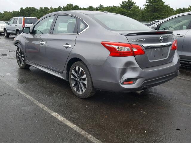 3N1CB7AP9HY211309 - 2017 NISSAN SENTRA SR GRAY photo 3