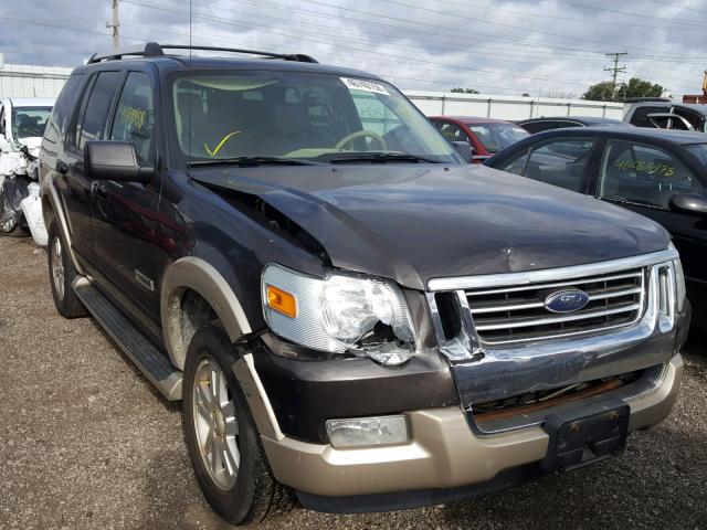 1FMEU74E86UA61683 - 2006 FORD EXPLORER E GRAY photo 1