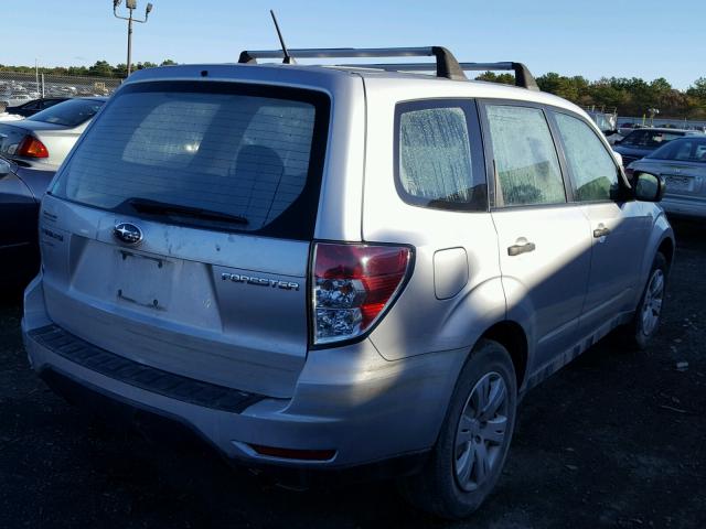 JF2SH6AC3AH747013 - 2010 SUBARU FORESTER 2 SILVER photo 4