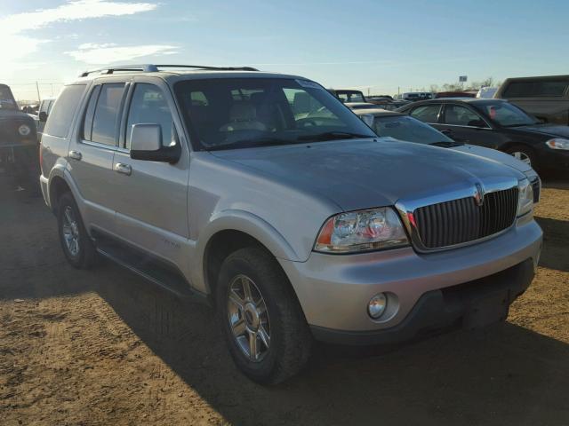 5LMEU88H74ZJ22383 - 2004 LINCOLN AVIATOR SILVER photo 1