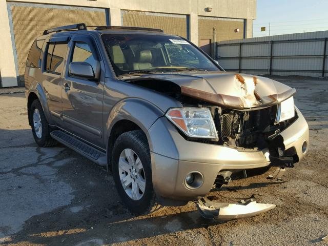 5N1AR18U35C790970 - 2005 NISSAN PATHFINDER GRAY photo 1