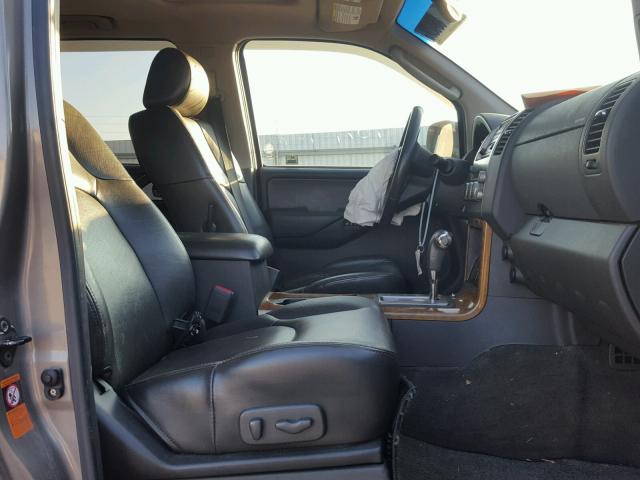 5N1AR18U35C790970 - 2005 NISSAN PATHFINDER GRAY photo 5