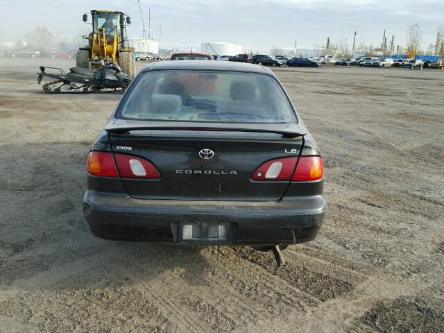 2T1BR12E9XC777645 - 1999 TOYOTA COROLLA VE BLACK photo 9