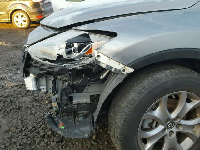 JM3TB3CV1E0433146 - 2014 MAZDA CX-9 TOURI GRAY photo 9