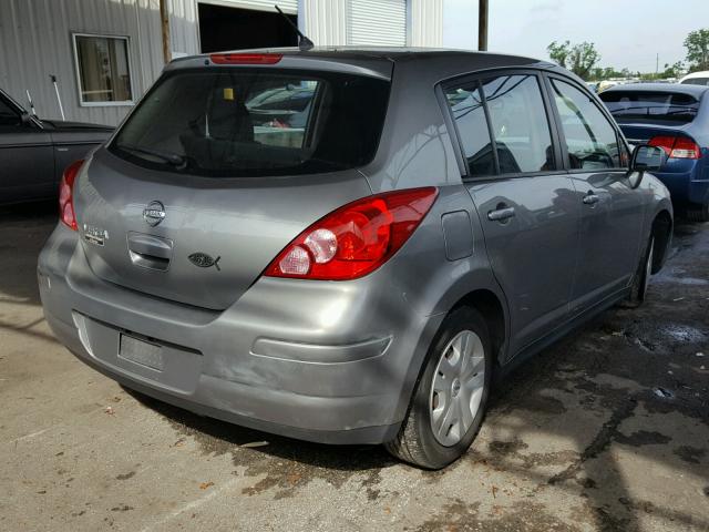 3N1BC1CP3CK815209 - 2012 NISSAN VERSA S GRAY photo 4