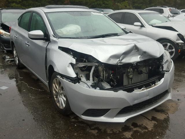 3N1AB7APXHY230748 - 2017 NISSAN SENTRA S SILVER photo 1