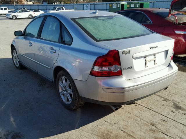 YV1MS682152047452 - 2005 VOLVO S40 T5 SILVER photo 3