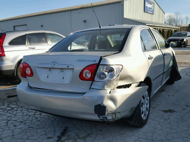 2T1BR32E53C763179 - 2003 TOYOTA COROLLA CE SILVER photo 4