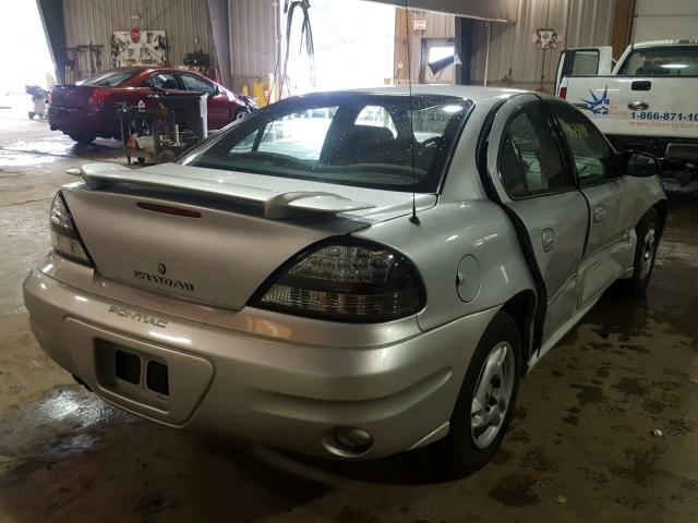 1G2NE52EX5M216696 - 2005 PONTIAC GRAND AM S 银色 照片 4