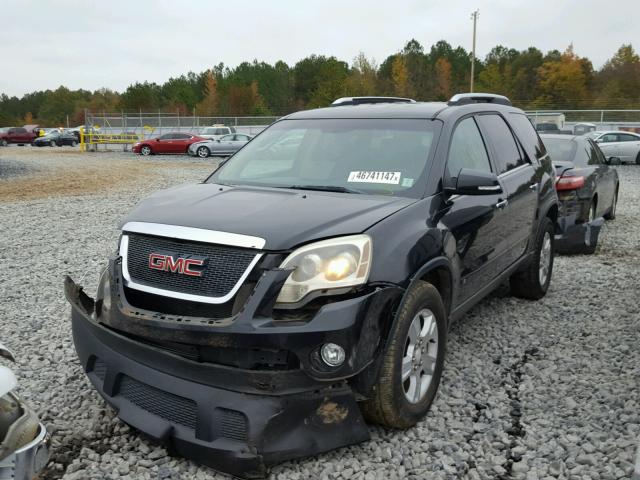 1GKER23D89J154053 - 2009 GMC ACADIA SLT BLACK photo 2