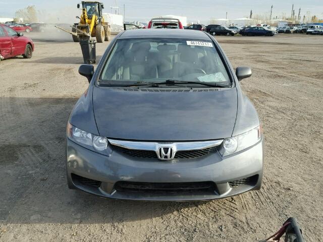 2HGFA16219H113486 - 2009 HONDA CIVIC DX CHARCOAL photo 9