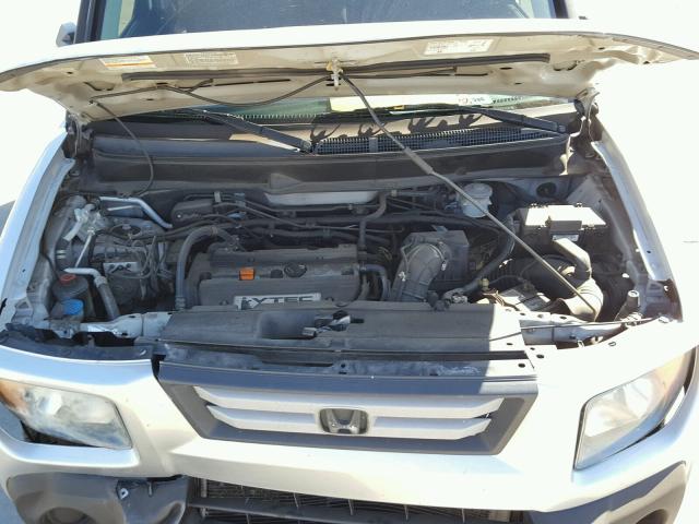 5J6YH28707L002472 - 2007 HONDA ELEMENT EX SILVER photo 7