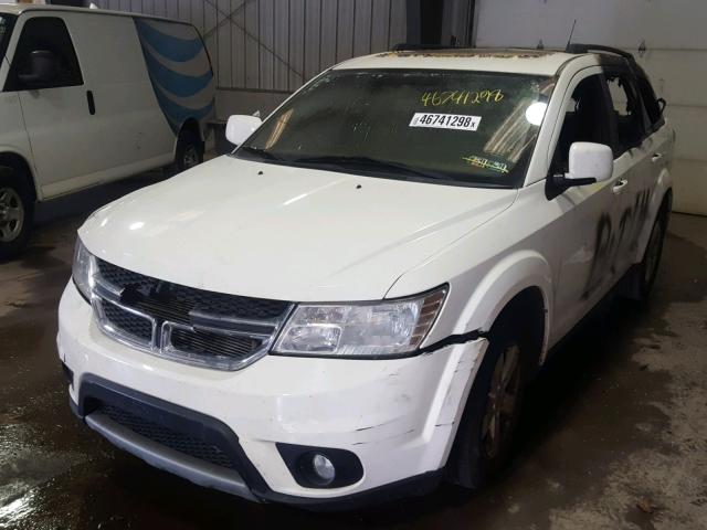 3D4PG1FG7BT543097 - 2011 DODGE JOURNEY MA WHITE photo 2