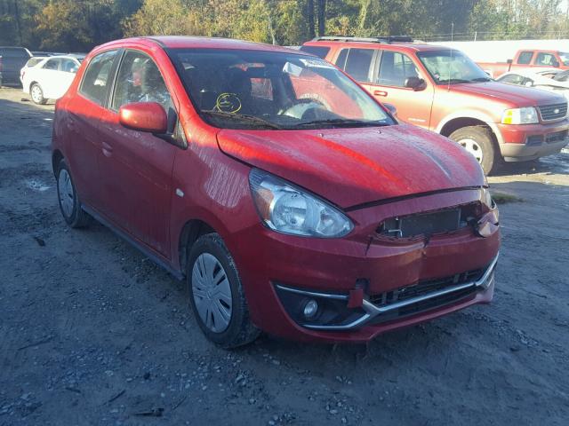 ML32A3HJ8HH021957 - 2017 MITSUBISHI MIRAGE ES RED photo 1