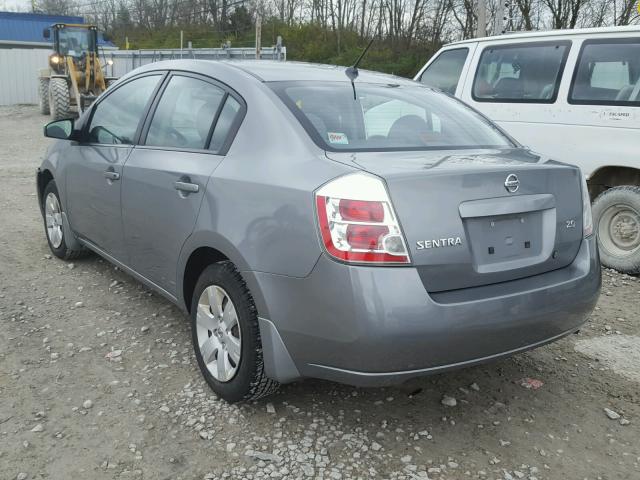 3N1AB61E07L674371 - 2007 NISSAN SENTRA 2.0 GRAY photo 3