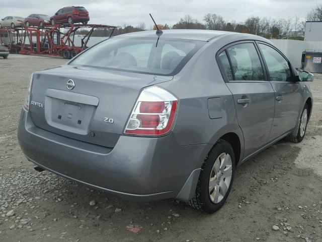 3N1AB61E07L674371 - 2007 NISSAN SENTRA 2.0 GRAY photo 4