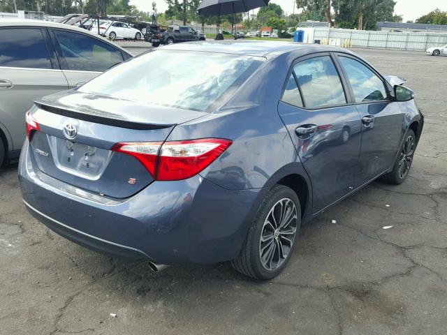 5YFBURHEXGP378165 - 2016 TOYOTA COROLLA L GRAY photo 4