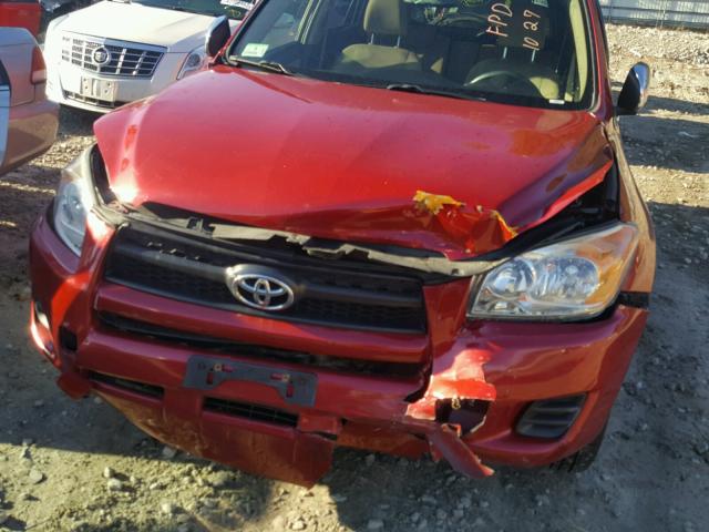 JTMBF4DV5A5018311 - 2010 TOYOTA RAV4 RED photo 9