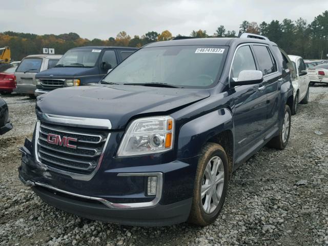 2GKFLPE35G6144405 - 2016 GMC TERRAIN SL BLUE photo 2